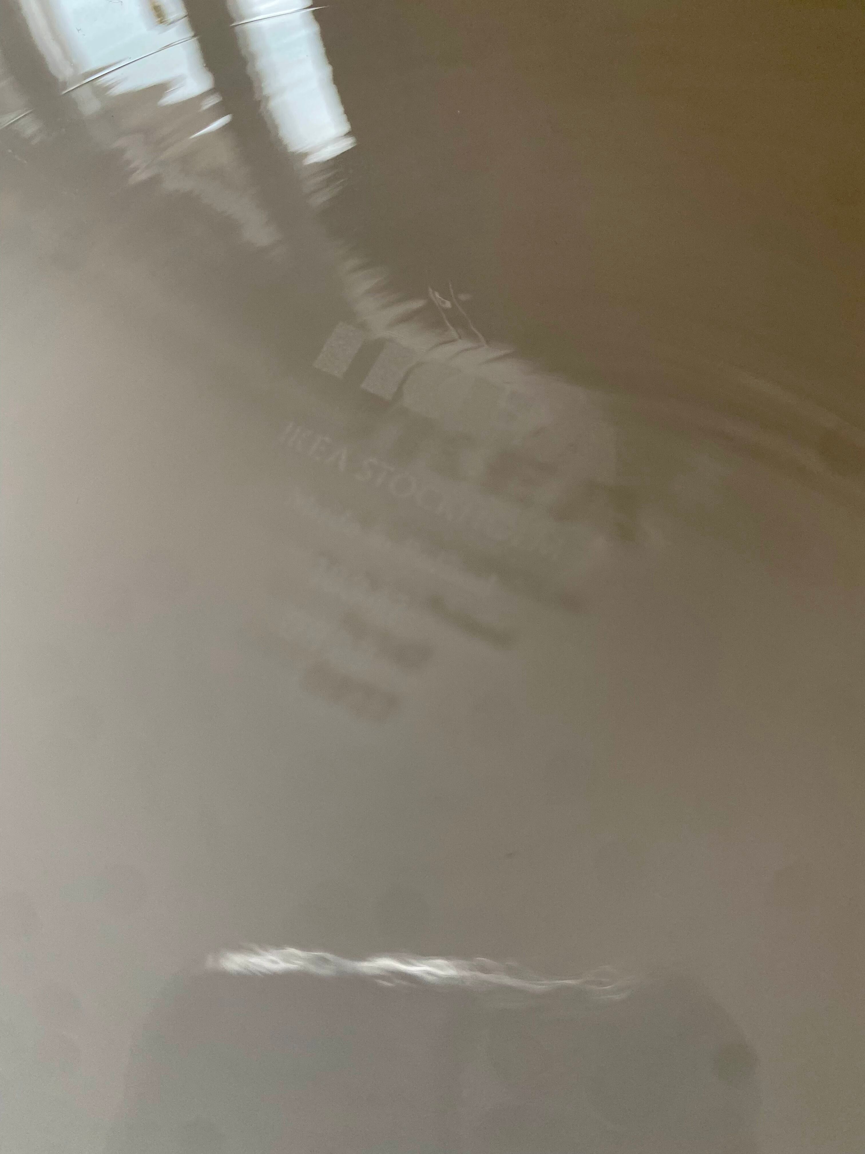 Anne Nilsson for Ikea white glass diabolo vase