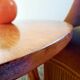 70s rattan coffee table