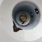 Enameled sheet metal lamps