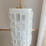 Opal globe pendant lamp 1970s