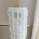 Suspension globe opale 1970s