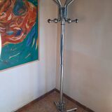 Chrome "parrot" coat rack