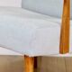 Vintage armchair with armrests Loft - blue sky
