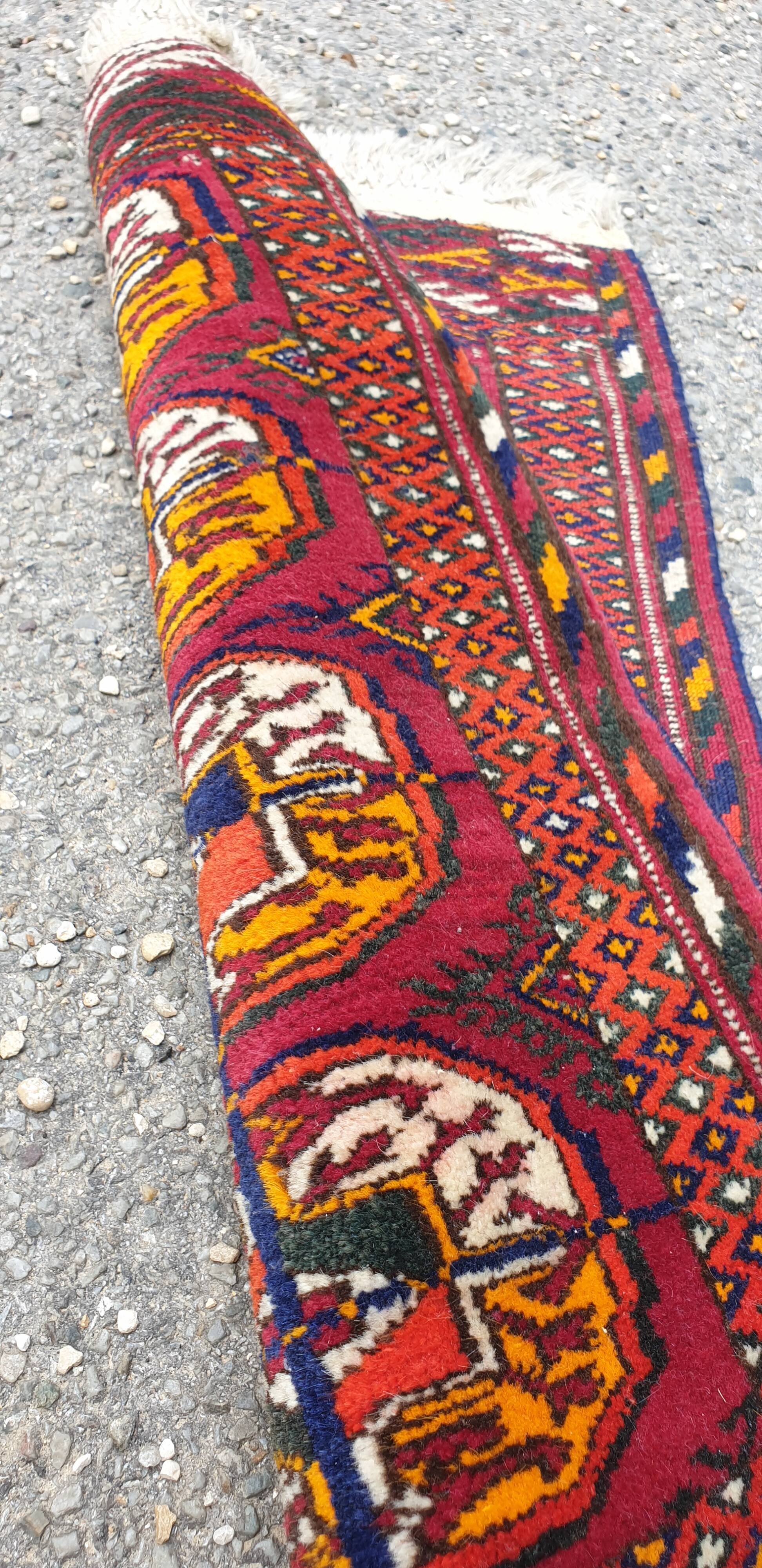 Oriental carpet wool