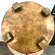 Art Deco lamp on vase - brass