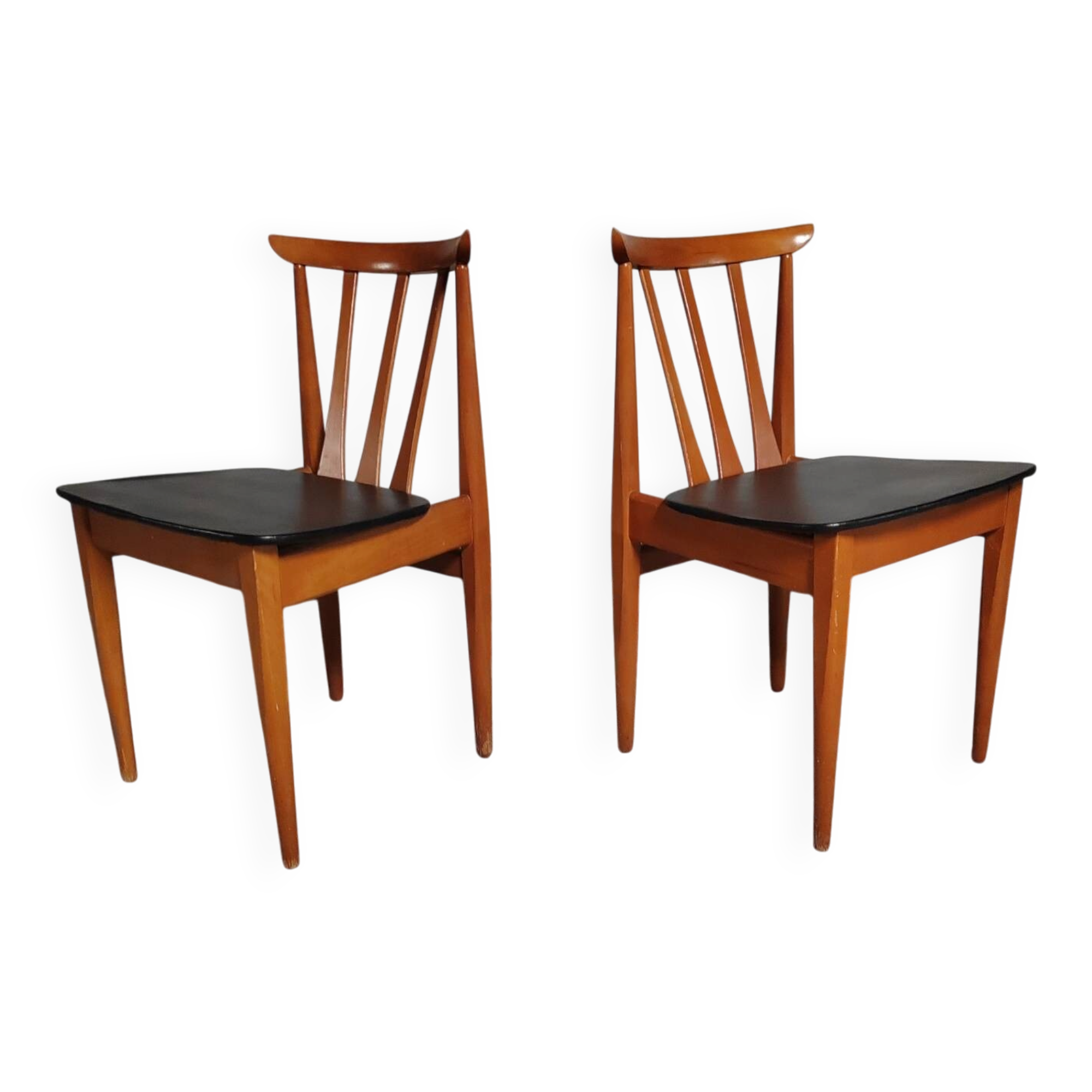 Paire de chaises scandinave