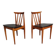 Paire de chaises scandinave
