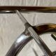 Vintage stepladder in Formica, wood and chromed metal