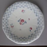 Vintage round-capped plate Digoin Sarreguemines model Bastia 231106