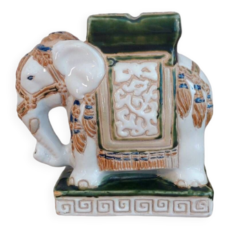Cendrier éléphant d'Asie vintage