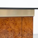 Vintage Dining Table Attributed to Jean Claude Mahey style 1980s