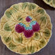 Pair of slip dessert plates