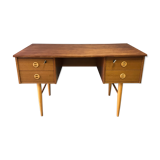 Desk 4 drawers with bevelled base