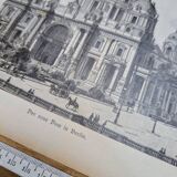 The Berlin Cathedral. Engraving printed in 1897.