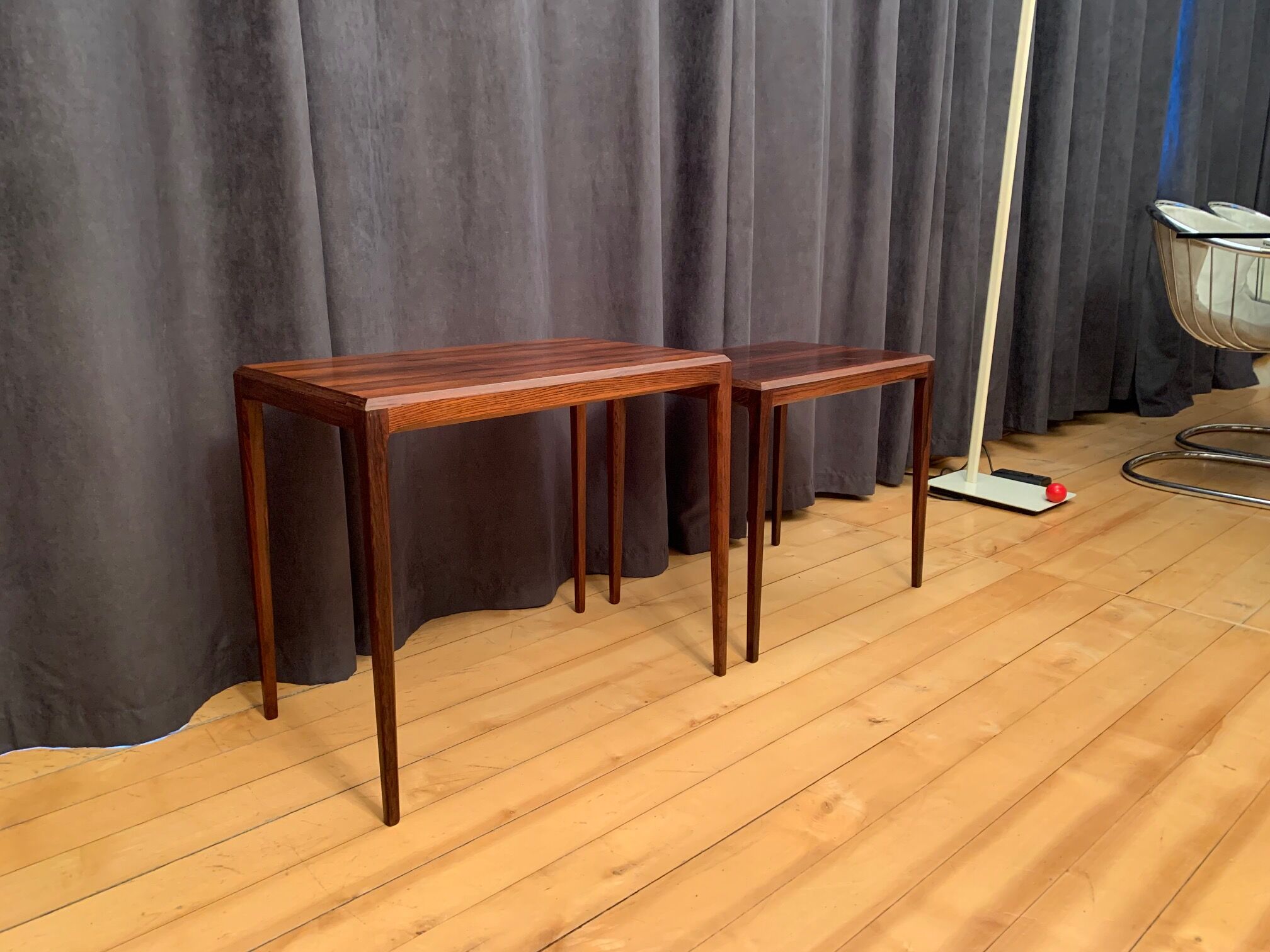 Paire de tables par Johannes Andersen, CFC Silkeborg, Danemark, années 1960