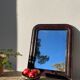 Miroir Louis Philippe en bois ancien