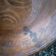 Raw wooden salad bowl