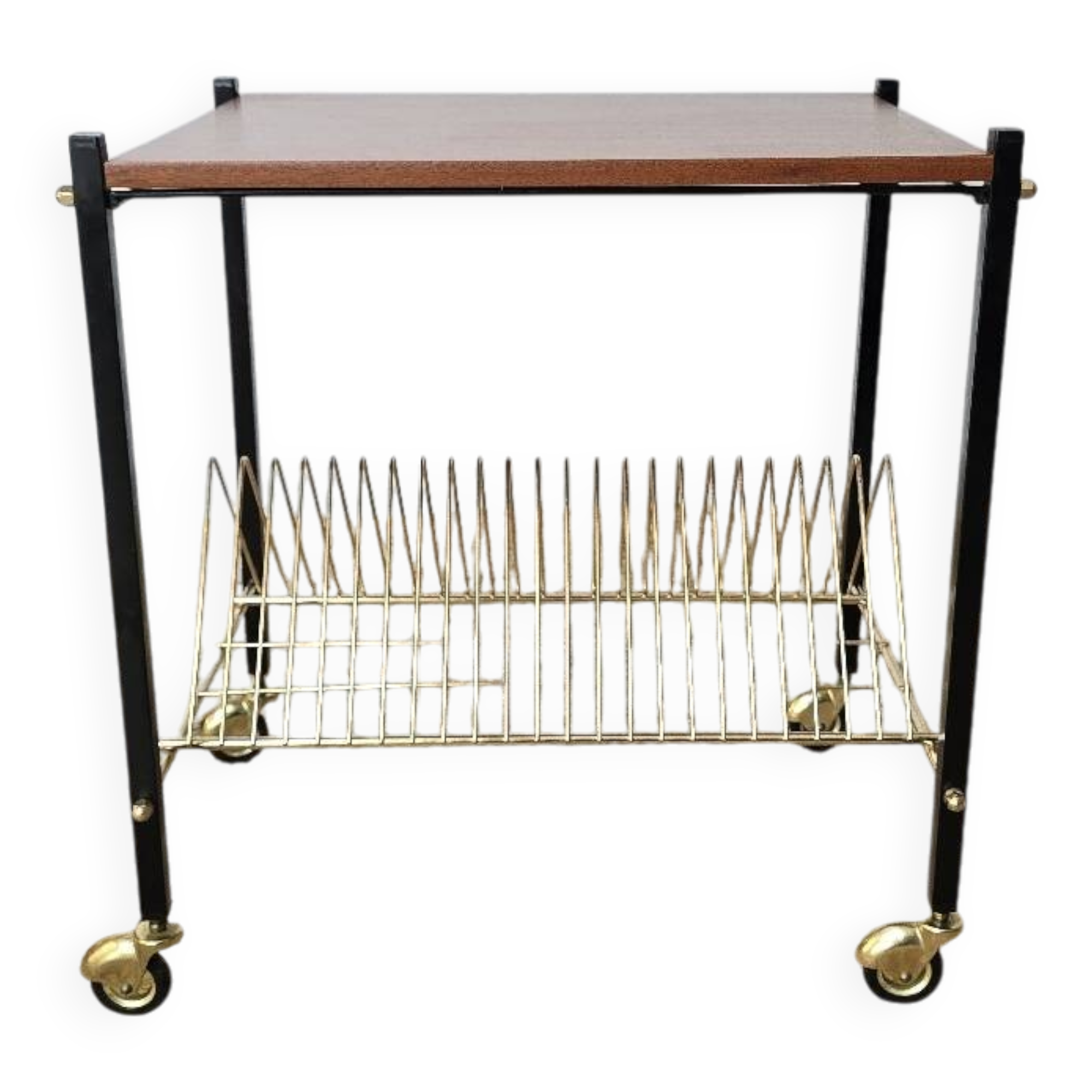 60s vinyl record trolley