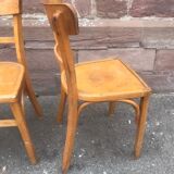 3 vintage baumann bistro chairs