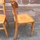 3 chaises bistrot baumann vintage