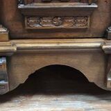 Walnut chest with rich Renaissance-style carvings, 17th century