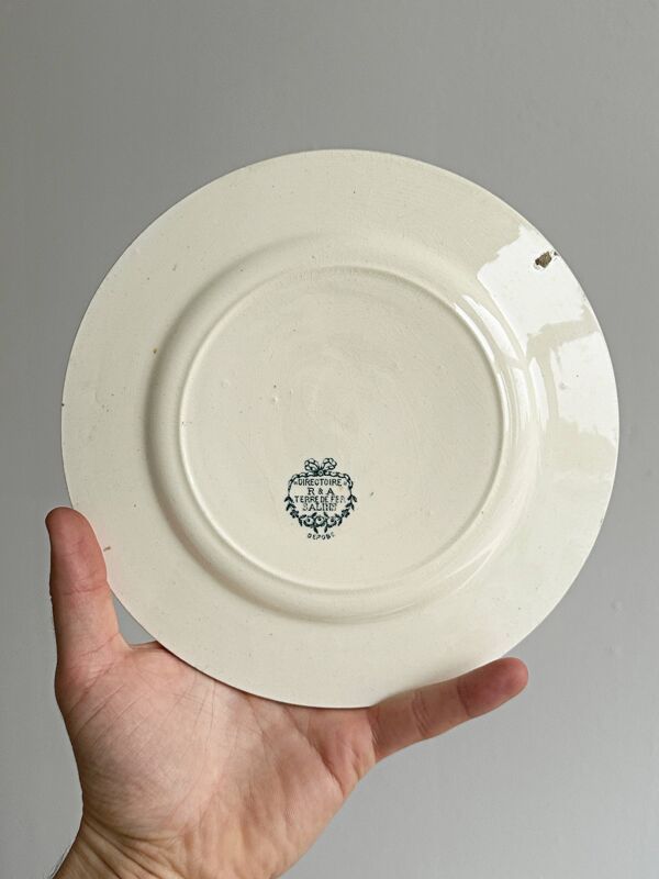 lot de 6 assiettes anciennes