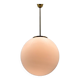 Large milk glass pendant light by kamenicky senov