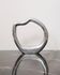 Vase "Halo" en fonte d'aluminium forme libre, 1970s