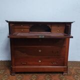 Louis Philippe walnut chest of drawers