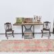 3x9 Red & Beige Vintage Persian Runner Rug, 98x285Cm SK 21187