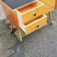 Commode vintage 2 tiroirs 1 porte
