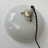 Old vintage opaline pendant lamp