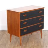 Vintage scandinavian teak chest of drawers