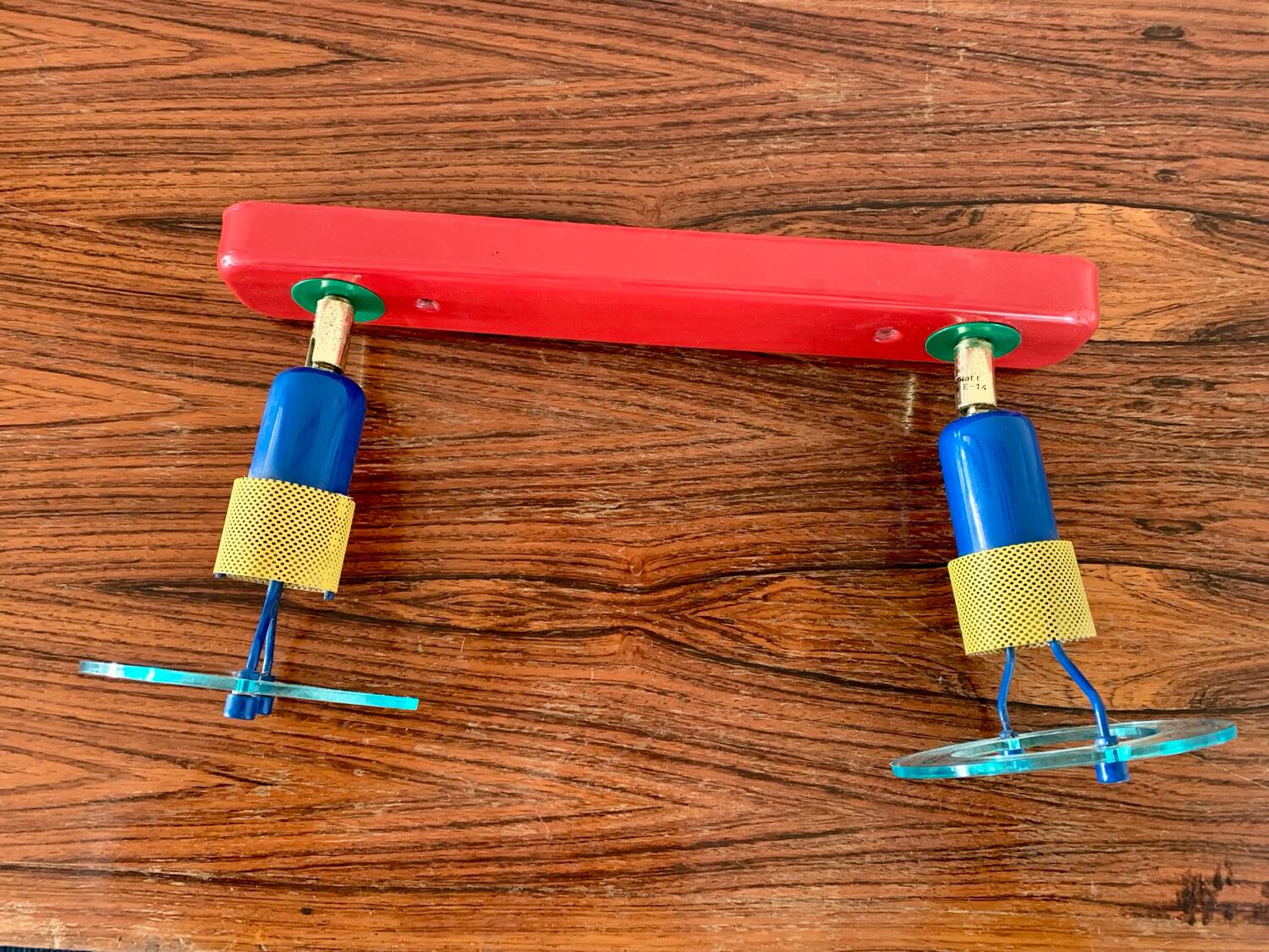 Vintage Memphis 80's wall light