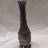 Small pewter soliflore vase