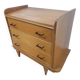 Scandinavian oak chest of drawers from the 1960s.