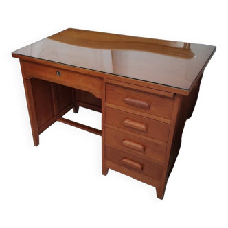 Solid wood desk