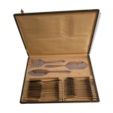 Housewife of fish cutlery in stainless steel Art Deco