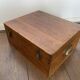 Boîte de rangement vintage en bois 1900s