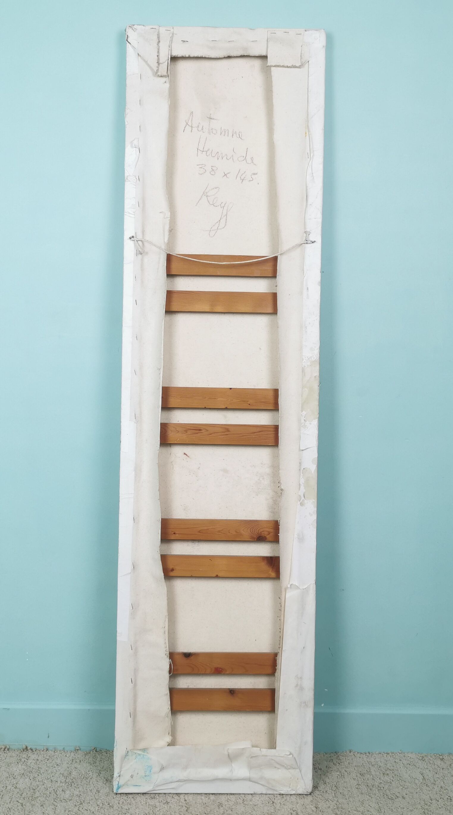 Pair of abstract paintings 60'