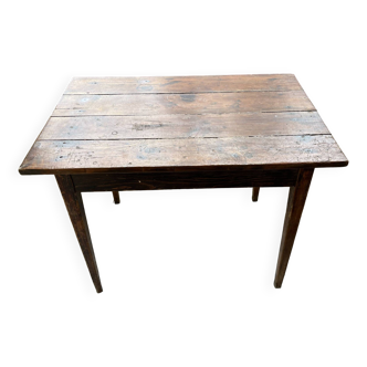 Table de ferme en bois vintage