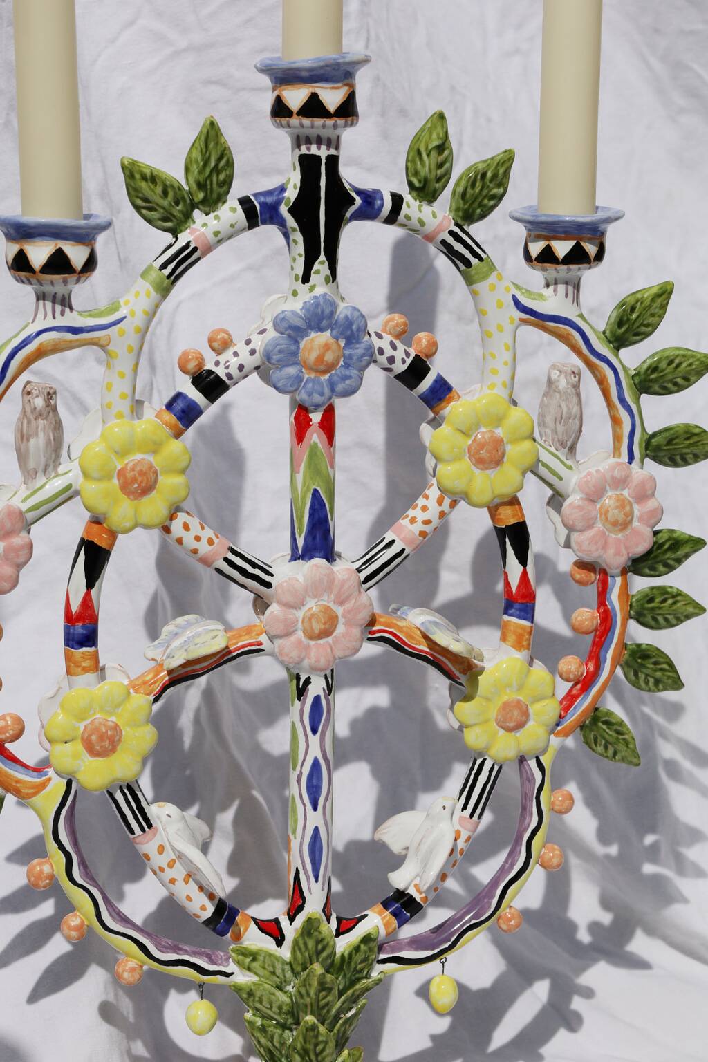 Italian artisanal candle holder