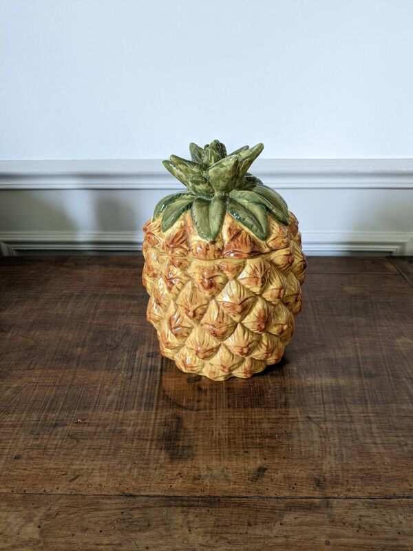 Seau à glace ananas en céramique