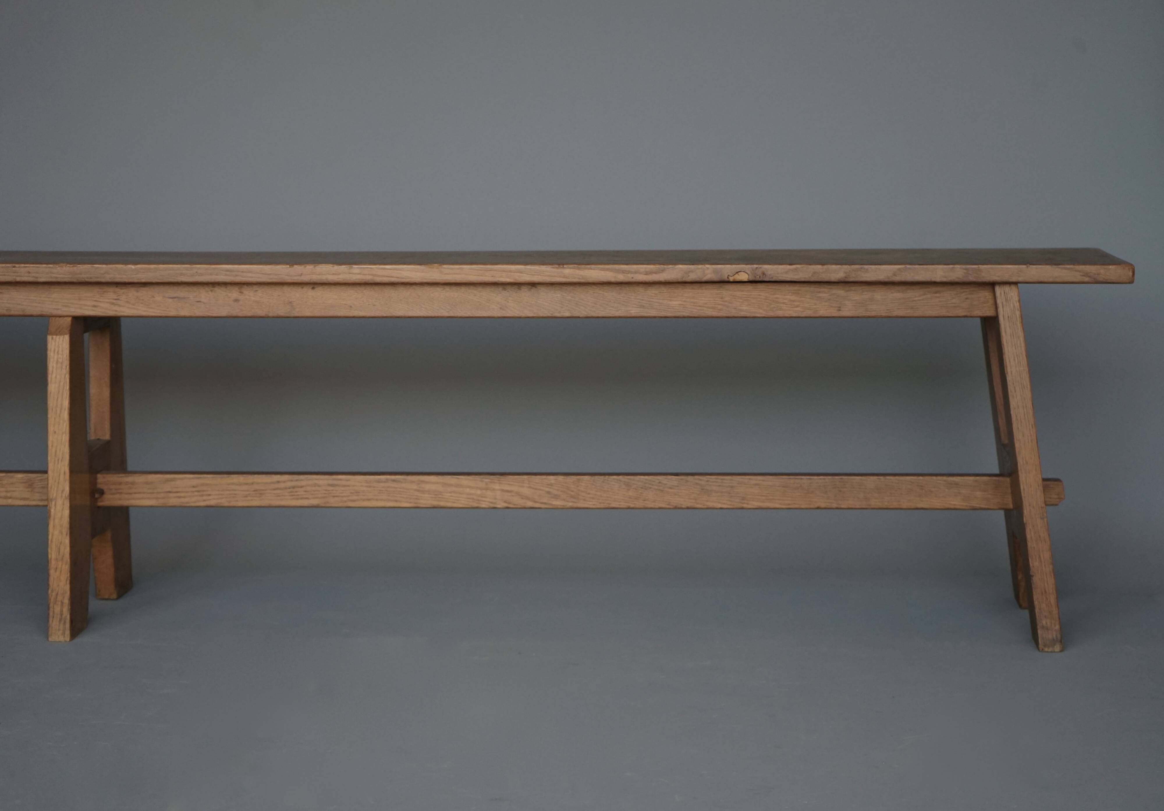 Dutch midcentury Bossche School long Bench