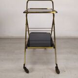 Vintage brass folding dessert