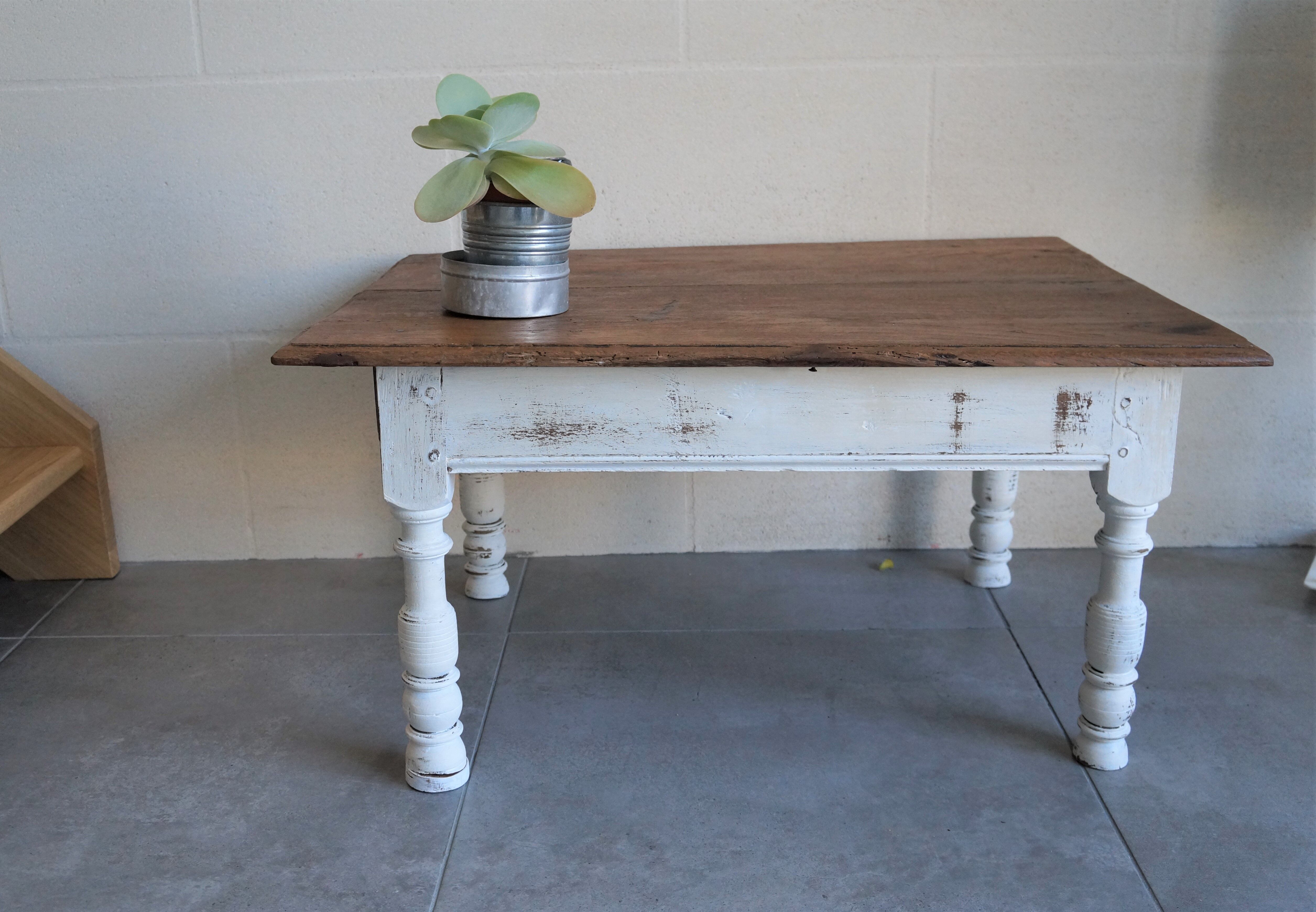 Table basse du XVIII restaurée