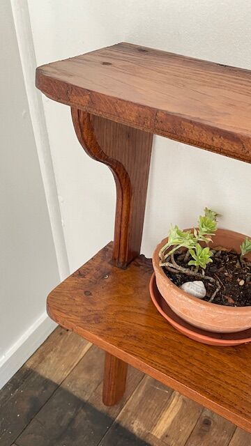 VINTAGE Solid Oak SHELF
