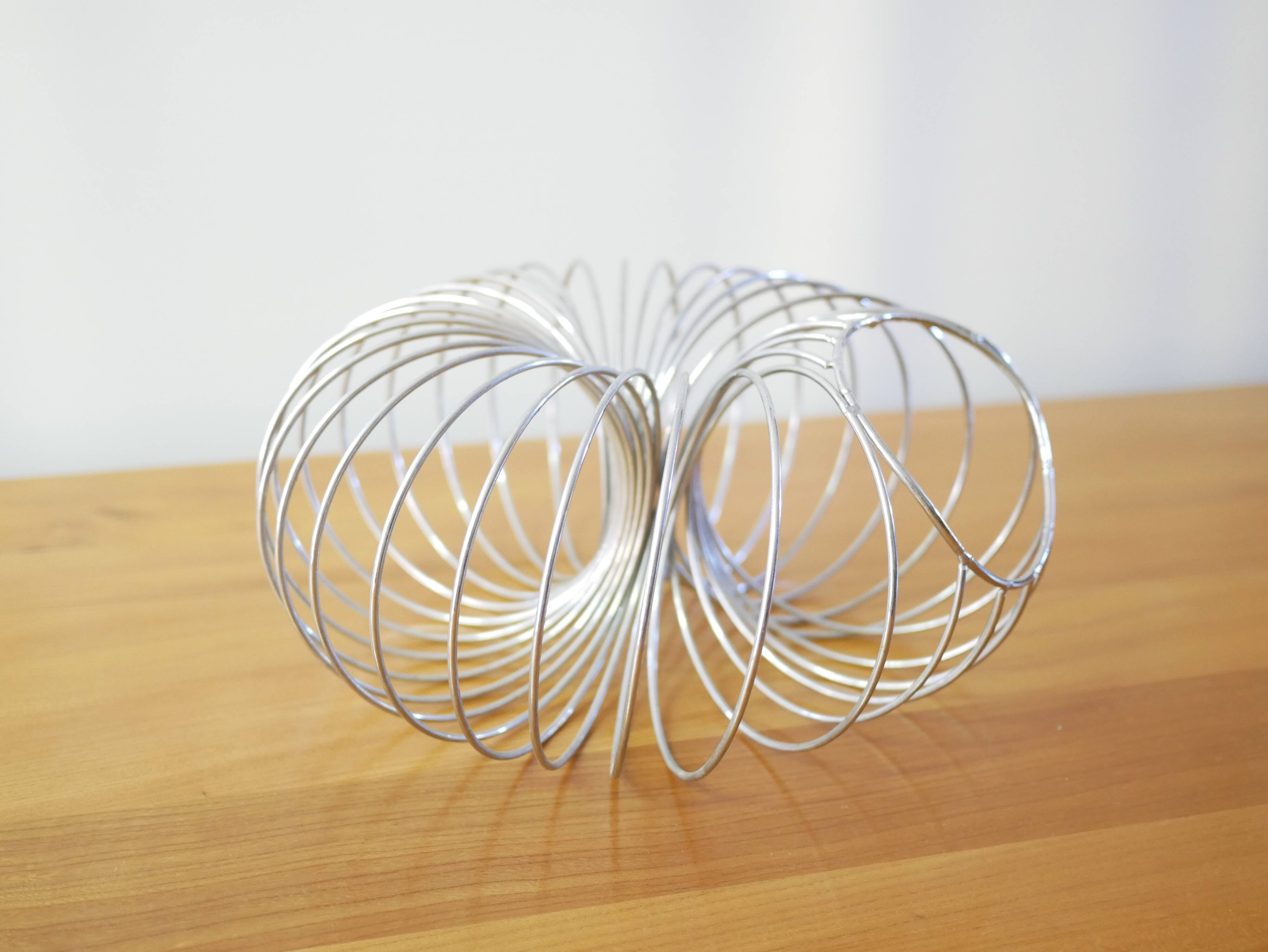 Vintage metal fruit basket