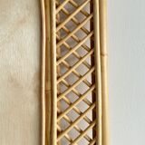 Rattan foot mirror with braces H:2m