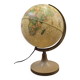 Old illuminated globe